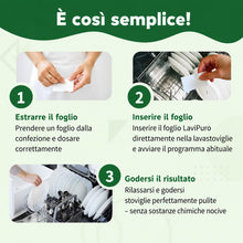 Fogli per lavastoviglie naturali ed ecologici