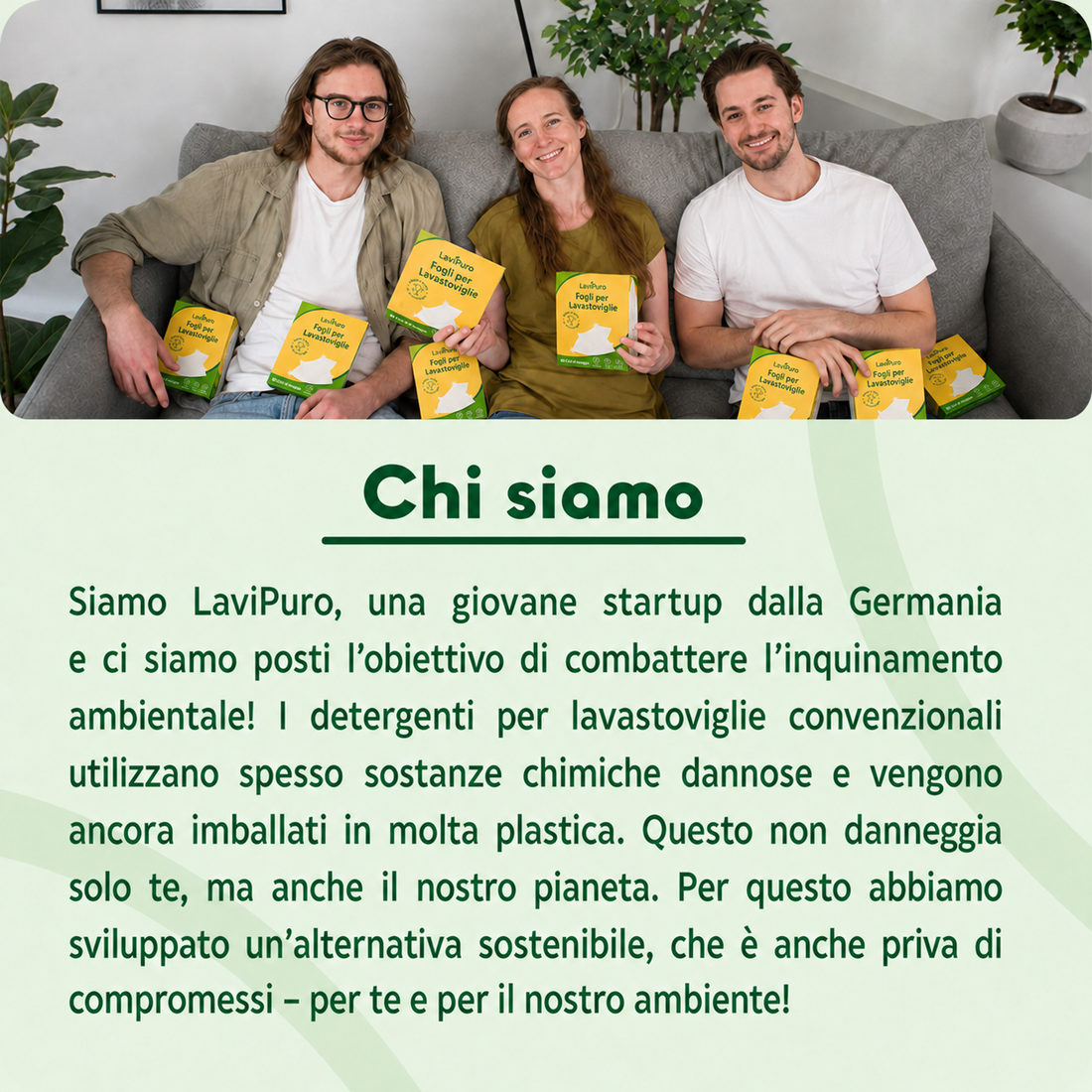 Fogli per lavastoviglie naturali ed ecologici