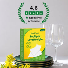 Fogli per lavastoviglie naturali ed ecologici